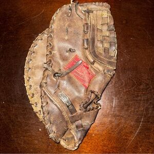 Vintage Leather Rawlings LHT First Basemen’s Glove 11 Inch Heavily Used